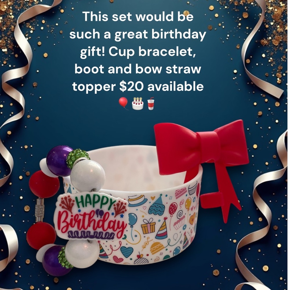 Birthday cup set